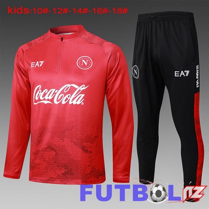 Chandal Equipos De Futbol SSC Napoli Ninos Rojo 2024/2025