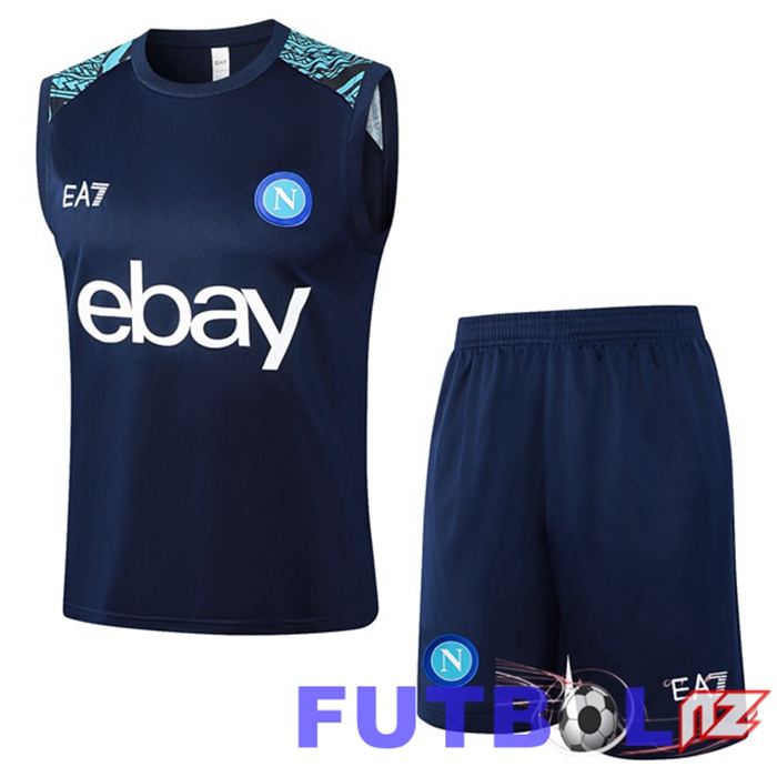 Gilet SSC Napoli + Cortos Azul Real 2024/2025