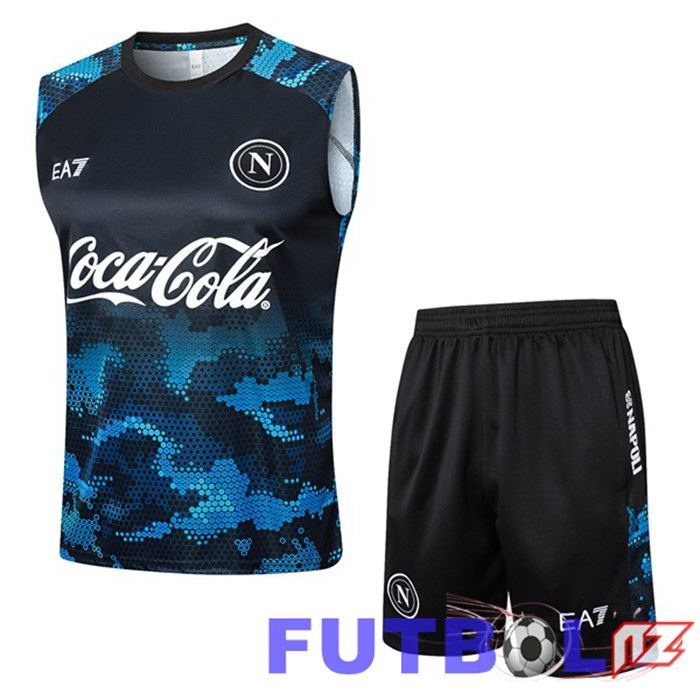 Gilet SSC Napoli + Cortos Azul Negro 2024/2025