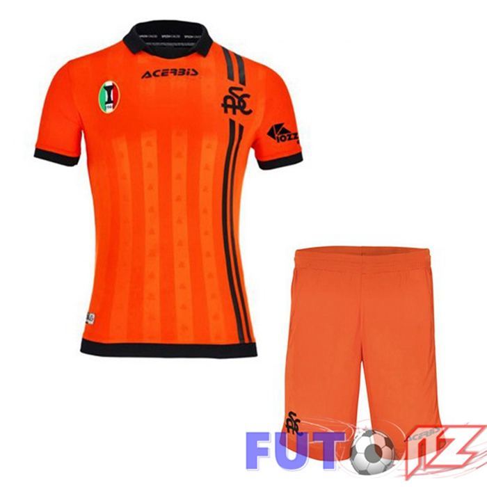 Camiseta Spezia Calcio Ninos Tercera Naranja 21/22
