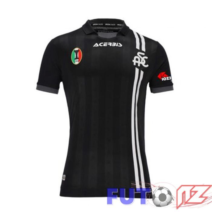 Camiseta Spezia Calcio Segunda Negro 21/22