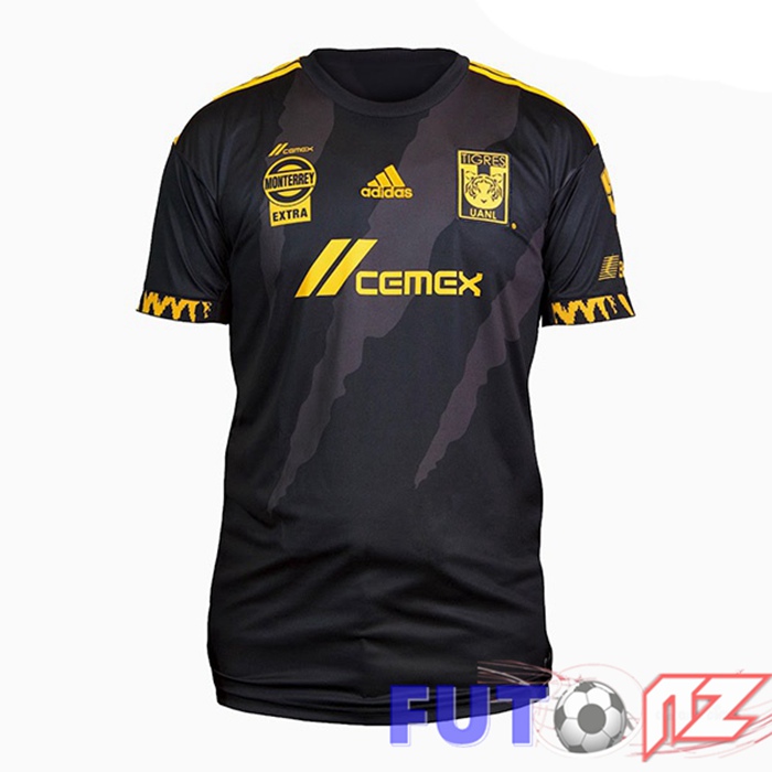 Camiseta Tigres UANL Tercera Negro 21/22