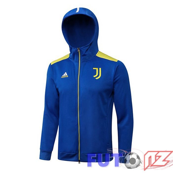 Chaquetas Futbol Chaqueta Con Capucha Juventus Azul 21/22