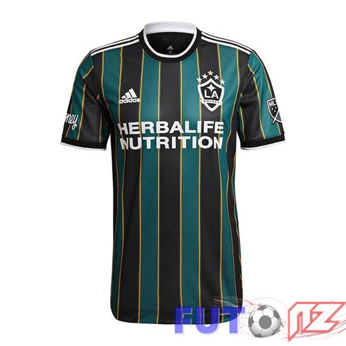 Camiseta LA Galaxy Segunda Negro Verde 2022