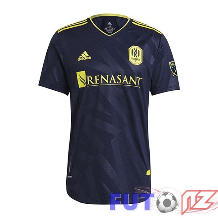 Camiseta Nashville SC Segunda Azul Royal 2022