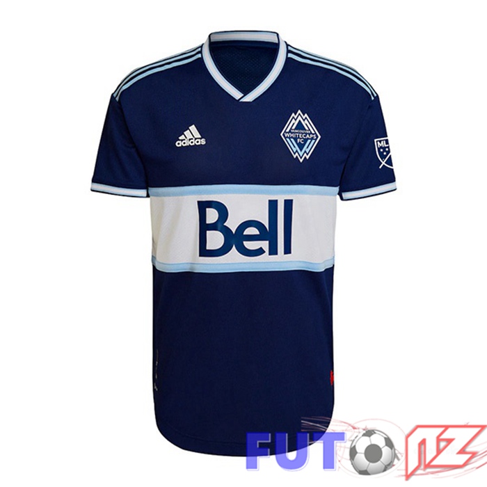Camiseta Vancouver Whitecaps Segunda Azul 2022 Camiseta Vancouver Whitecaps Segunda Azul 2022