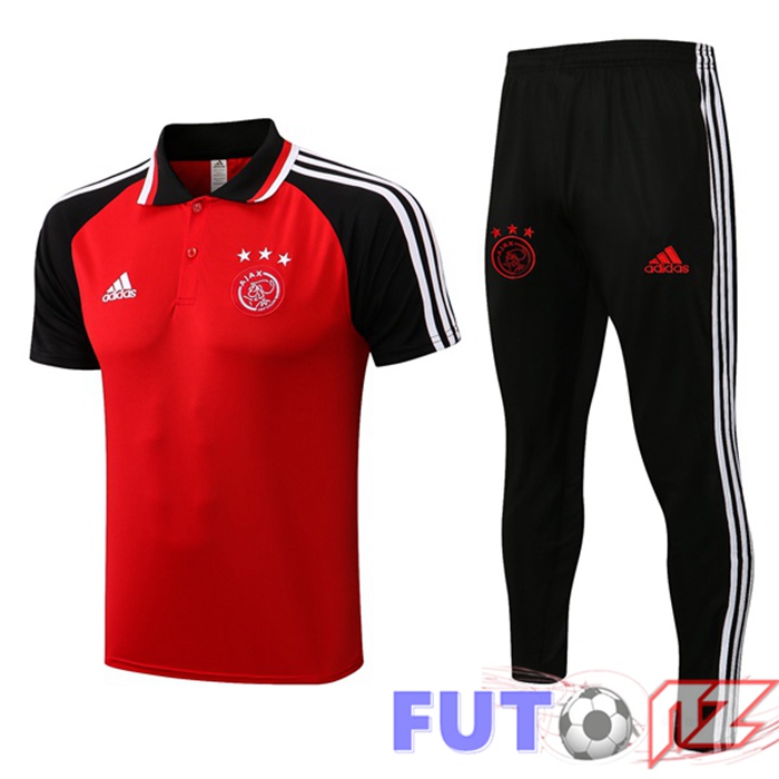 Camiseta Polo AFC Ajax + Pantalones Rojo 2021/2022