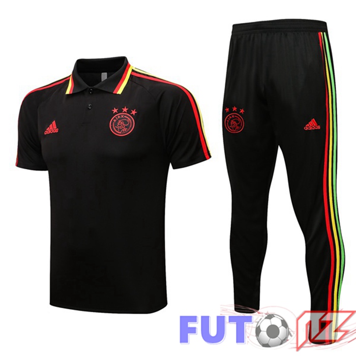 Camiseta Polo AFC Ajax + Pantalones Negro 2022/2023