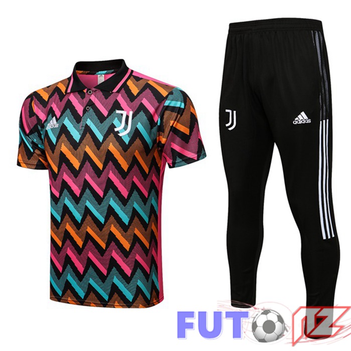 Camiseta Polo Juventus + Pantalones Azul Rosa 2022/2023