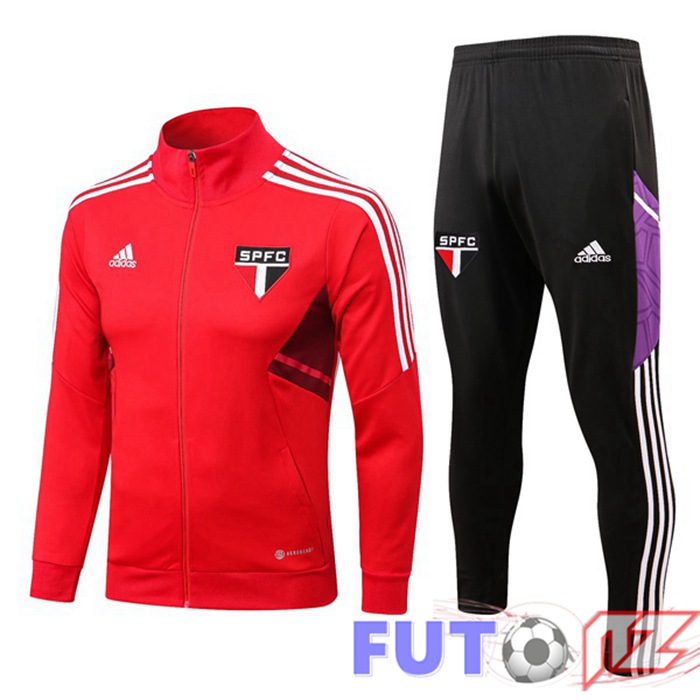 Chandal Futbol - Chaqueta Sao Paulo FC Rojo 22/23
