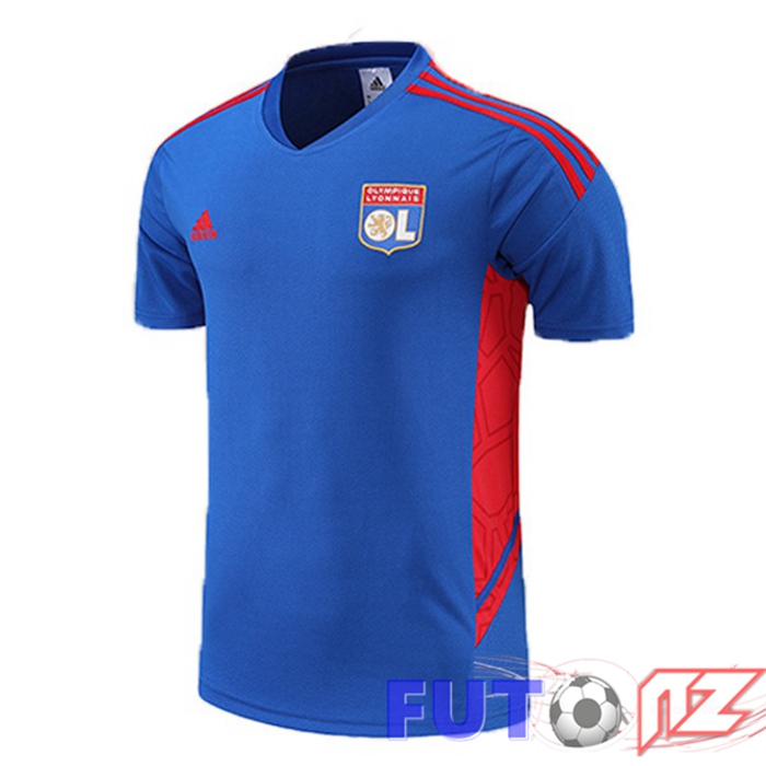 Camiseta Entrenamiento Lyon OL Azul 2022/2023 Camiseta Entrenamiento Lyon OL Azul 2022/2023