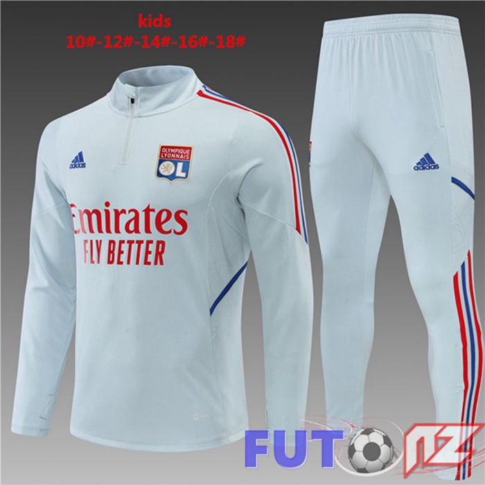 Chandal Futbol Lyon OL Ninos Gris 22/23