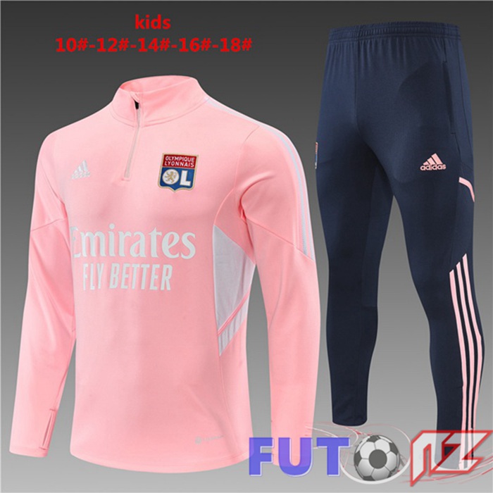 Chandal Futbol Lyon OL Ninos Rosa 22/23