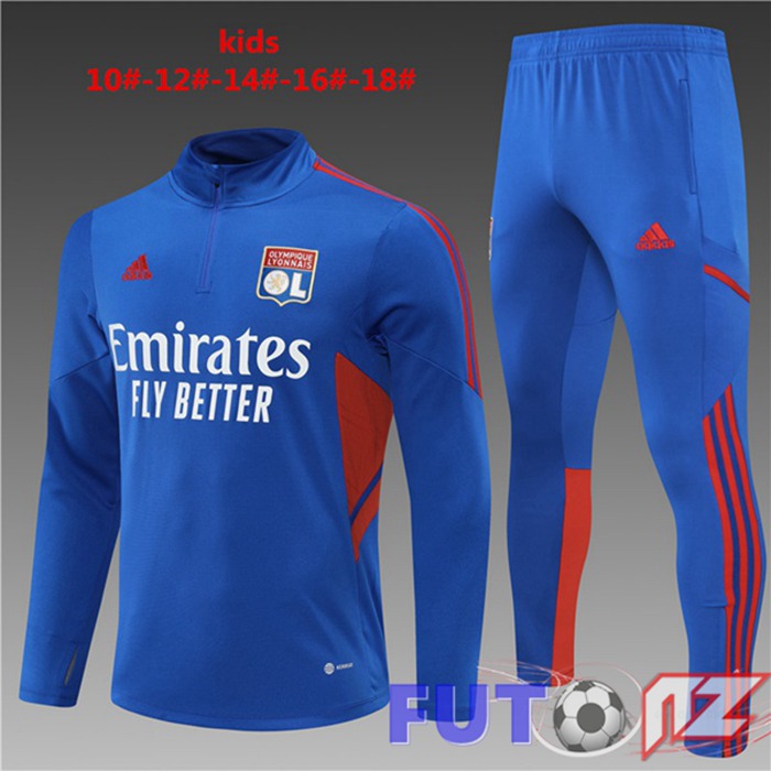 Chandal Equipos De Futbol Lyon OL Ninos Azul 2022/2023
