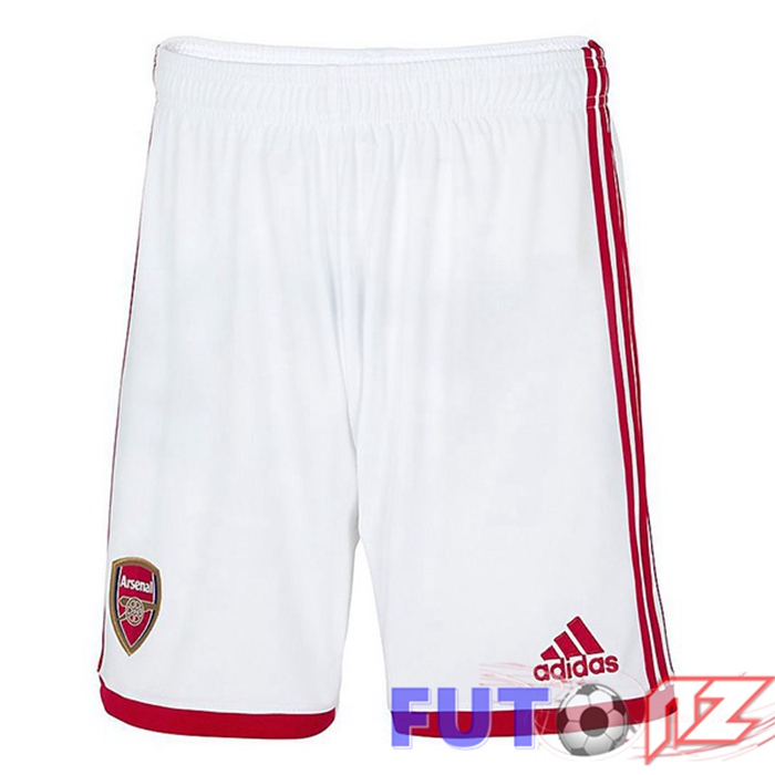 Cortos de Futbol Arsenal Primera Rojo Blanco 2022/2023 Cortos de Futbol Arsenal Primera Rojo Blanco 2022/2023