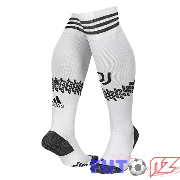 Calcetines De Futbol Juventus Primera Blanco Negro 2022/2023