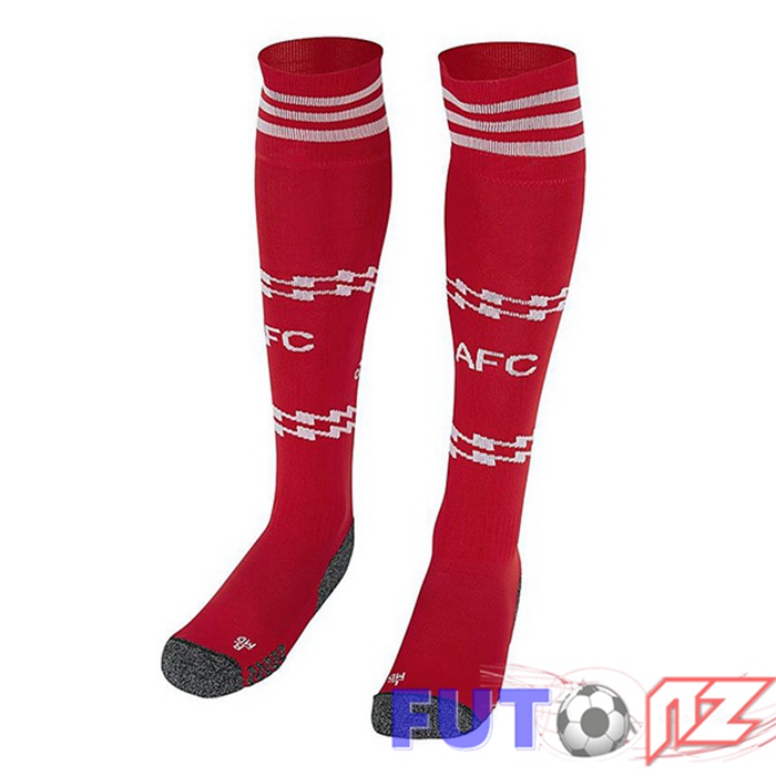 Calcetines De Futbol Arsenal Primera Rojo Blanco 2022/2023