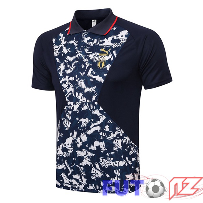 Camiseta Polo Italia Azul Negro 21/22