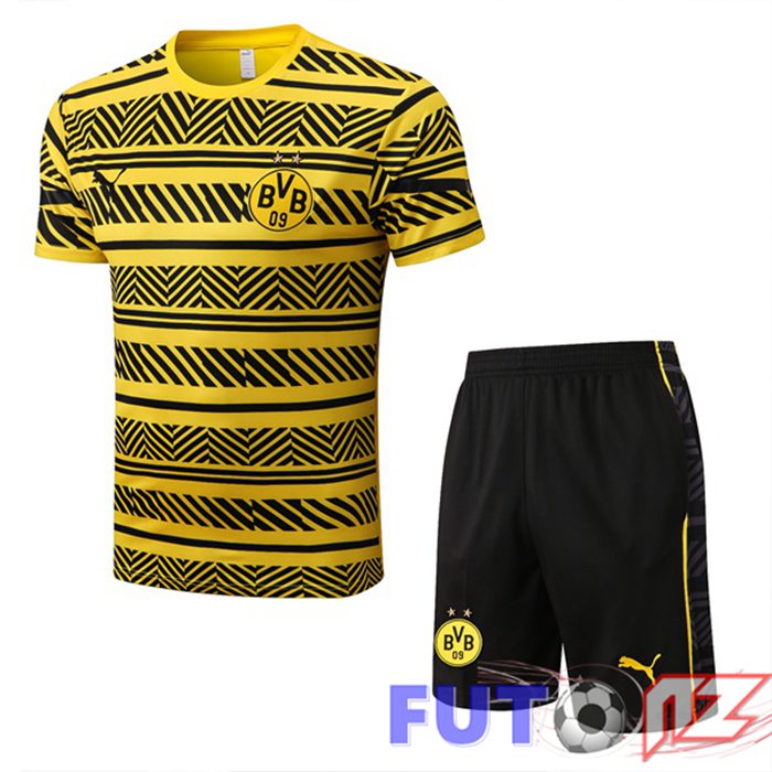 Camiseta Entrenamiento Dortmund BVB + Cortos Amarillo 22/23