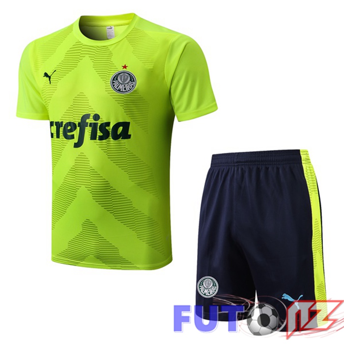 Camiseta Entrenamiento Palmeiras + Cortos Verde 2022/2023