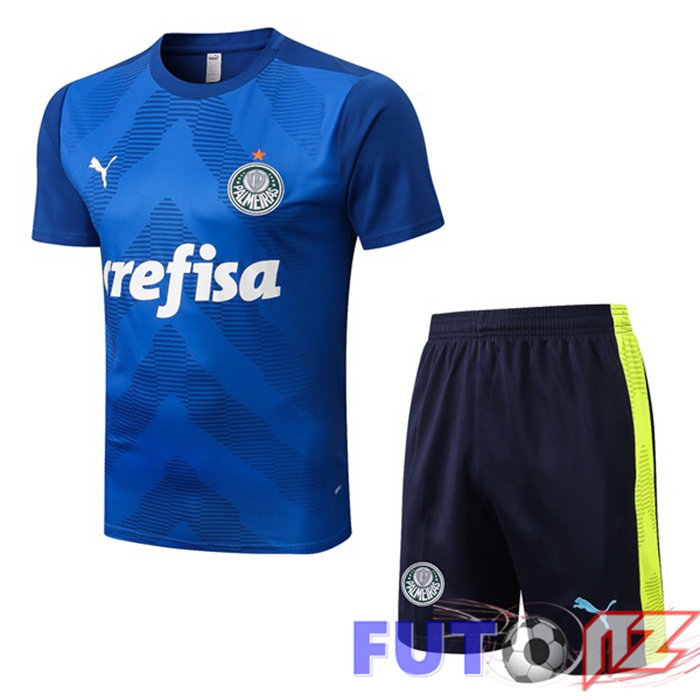 Camiseta Entrenamiento Palmeiras + Cortos Azul 2022/2023