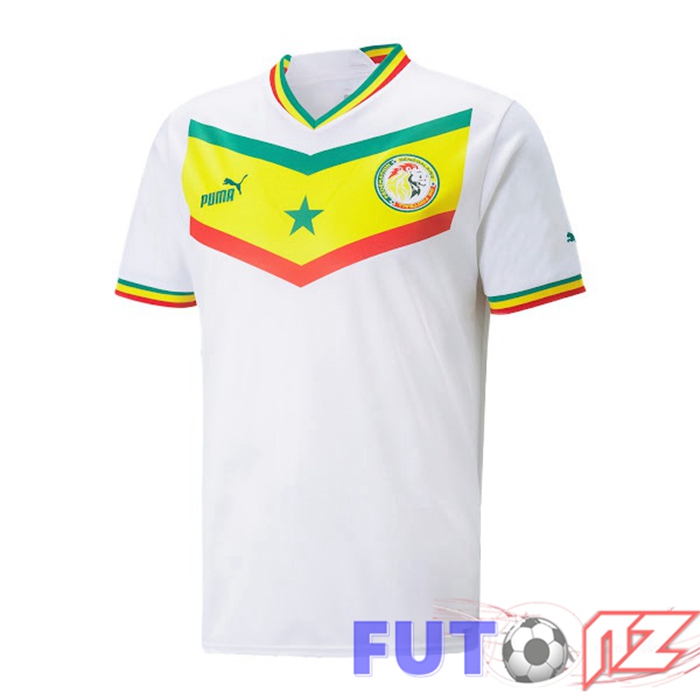 Camiseta Nacional Senegal Primera Blanco 2022/2023