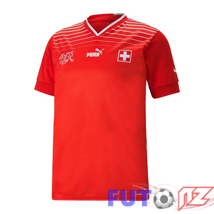 Camiseta Nacional Suizo Primera Rojo 2022/2023 Camiseta Nacional Suizo Primera Rojo 2022/2023