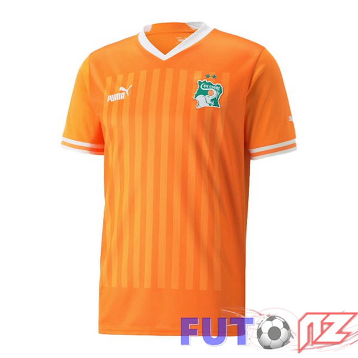 Camiseta Nacional Costa De Marfil Primera Amarillo 2022/2023