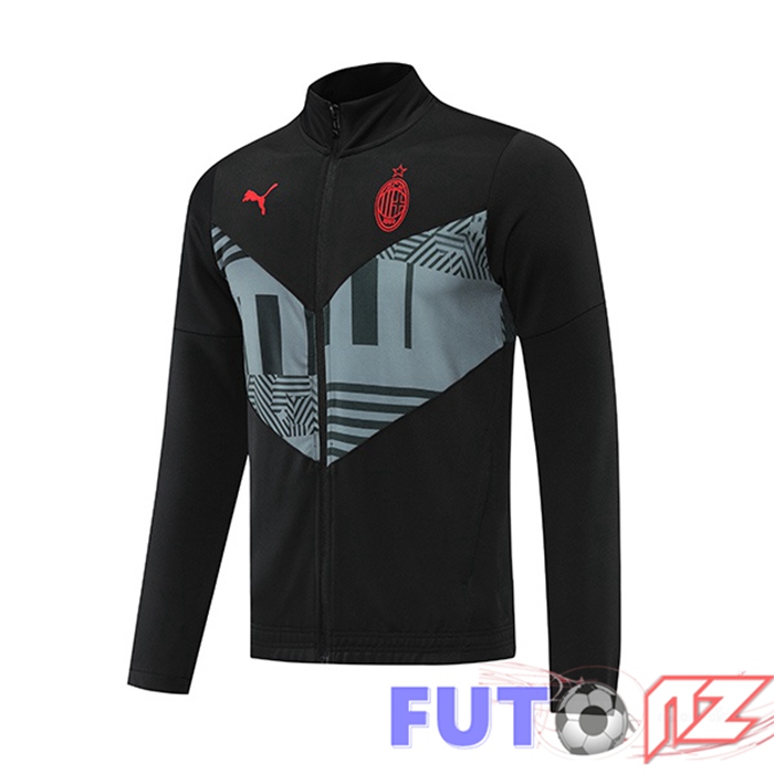 Chaquetas Futbol AC Milan Negro 2022/2023