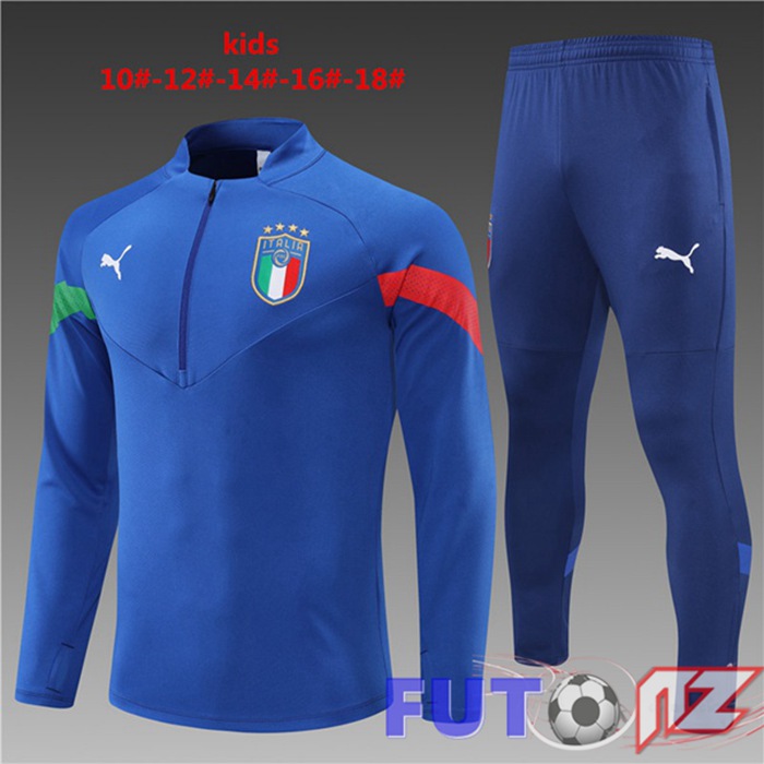 Chandal Futbol Italia Ninos Azul 22/23
