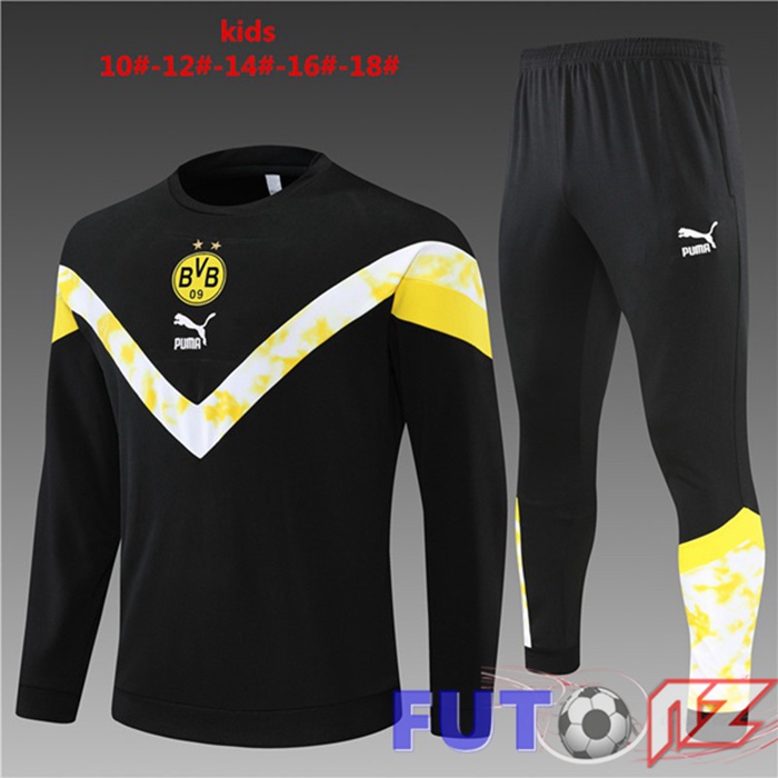 Chandal Futbol Dortmund BVB Ninos Negro 22/23