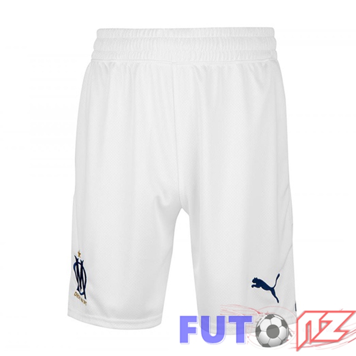 Cortos de Futbol Marsella OM Primera Blanco 22/23