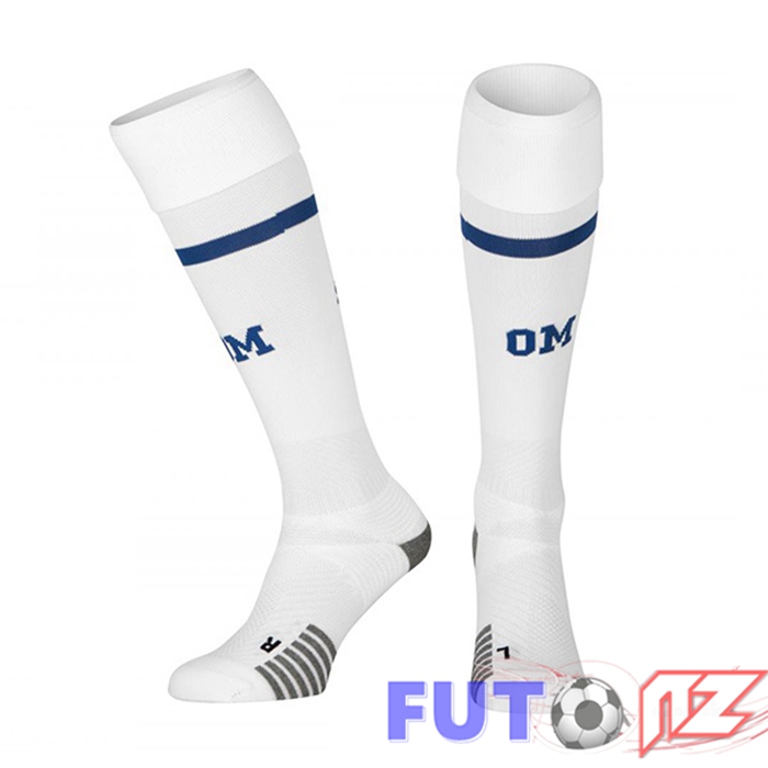 Calcetines De Futbol Marsella OM Primera Blanco 22/23