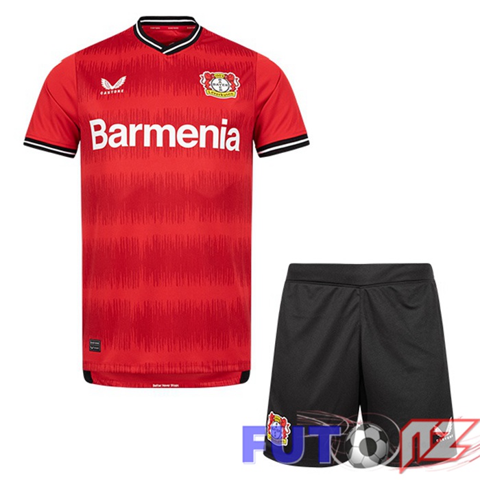 Camiseta Bayer 04 Leverkusen Ninos Primera Rojo 22/23
