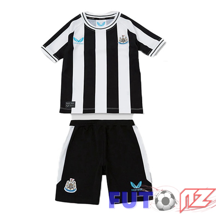 Camiseta Newcastle United Ninos Primera Negro Blanco 22/23 Camiseta Newcastle United Ninos Primera Negro Blanco 22/23