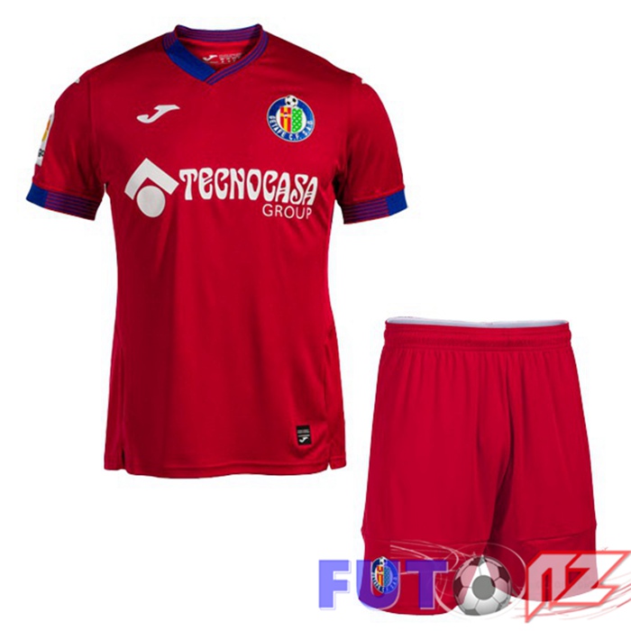 Camiseta FC Getafe CF Ninos Segunda Rojo 22/23
