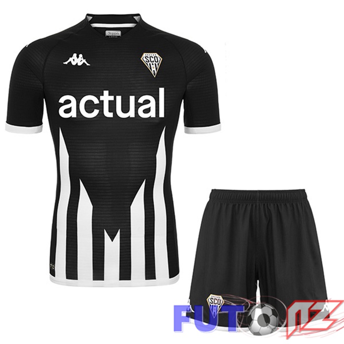 Camiseta Angers SCO Ninos Primera Negro 22/23