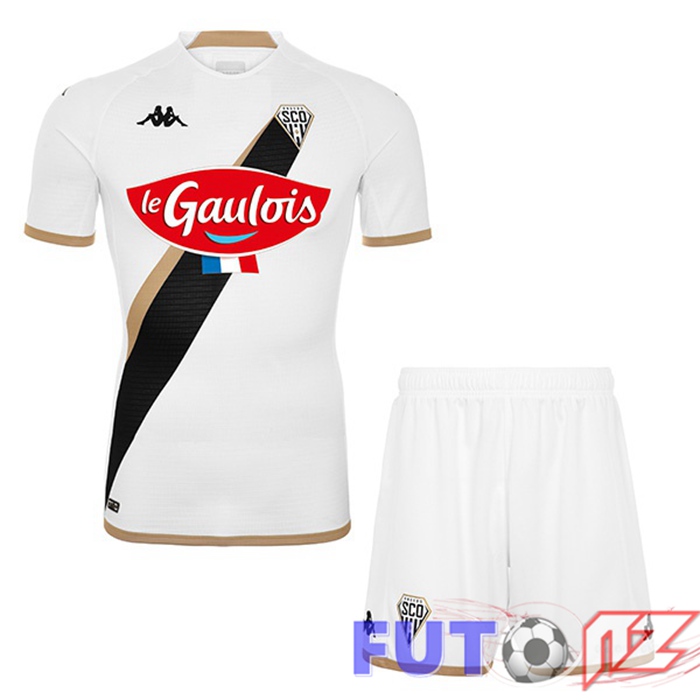Camiseta Angers SCO Ninos Segunda Blanco 22/23