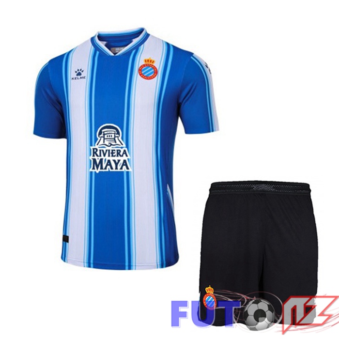 Camiseta FC RCD Espanyol Ninos Primera Azul 22/23