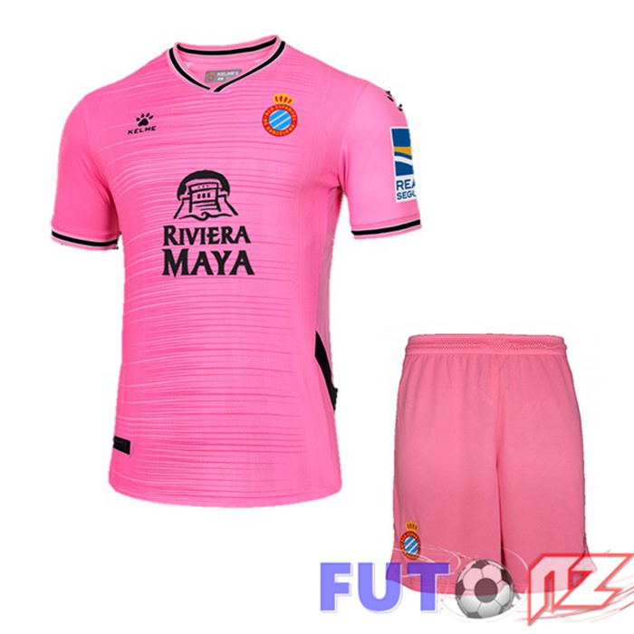 Camiseta FC RCD Espanyol Ninos Segunda Rosa 22/23