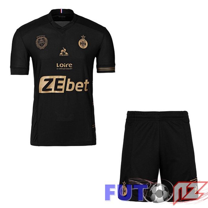 Camiseta AS St Etienne Ninos Tercera 21/22 Camiseta AS St Etienne Ninos Tercera 21/22
