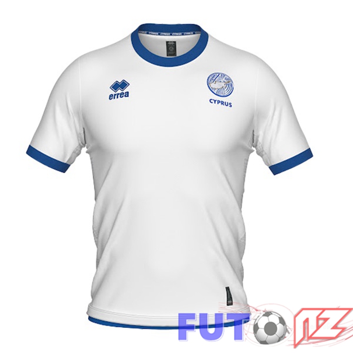 Camiseta Nacional Chipre Segunda Blanco 2022/2023
