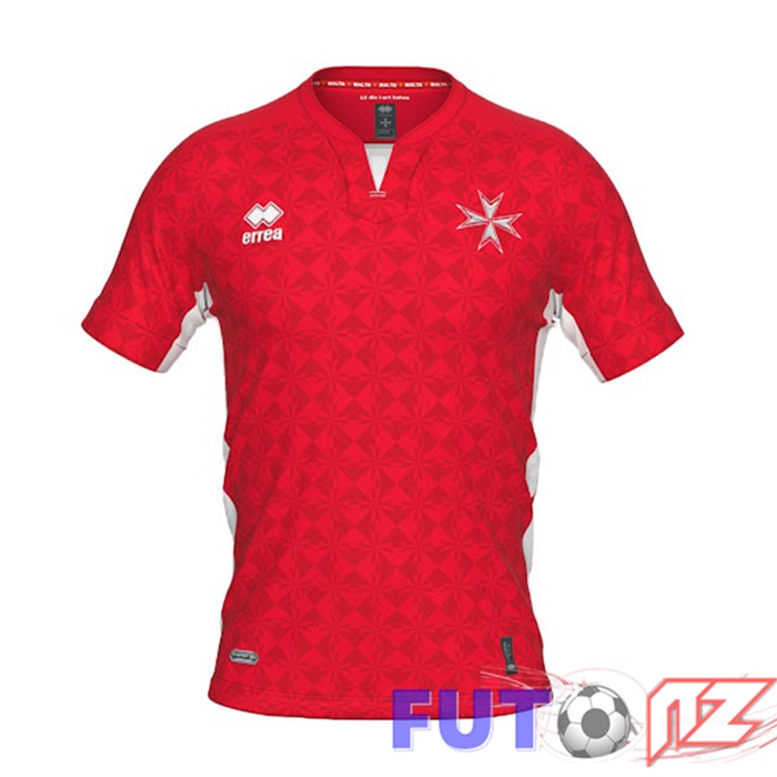 Camiseta Nacional Malta Primera Rojo 2022/2023 Camiseta Nacional Malta Primera Rojo 2022/2023