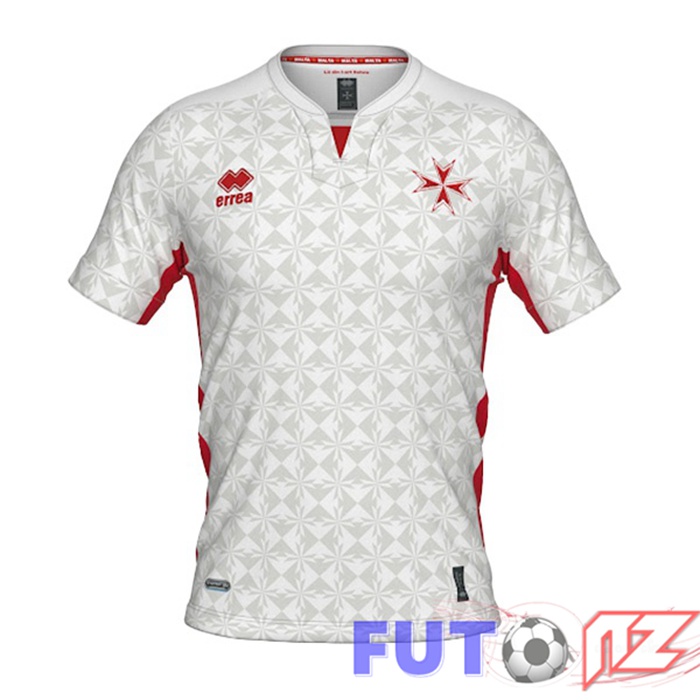 Camiseta Nacional Malta Segunda Blanco 2022/2023 Camiseta Nacional Malta Segunda Blanco 2022/2023