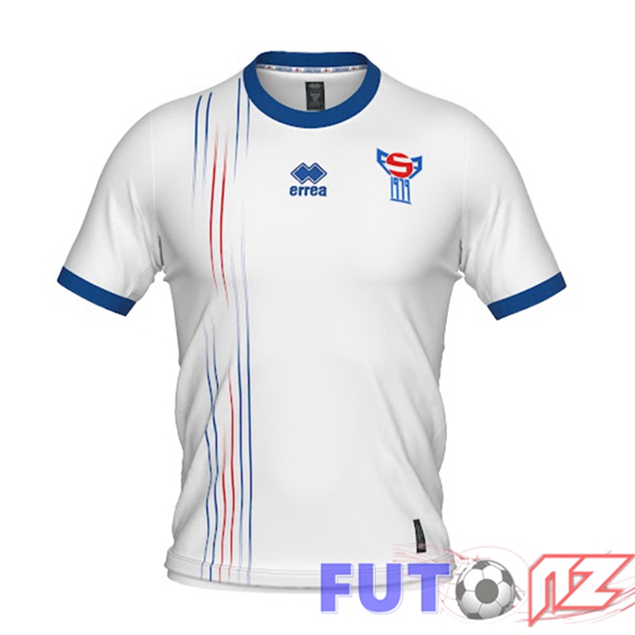 Camiseta Nacional Islas Faroe Primera Blanco 2022/2023 Camiseta Nacional Islas Faroe Primera Blanco 2022/2023