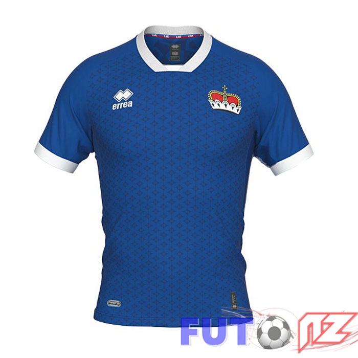 Camiseta Nacional Liechtenstein Primera Azul 2022/2023 Camiseta Nacional Liechtenstein Primera Azul 2022/2023