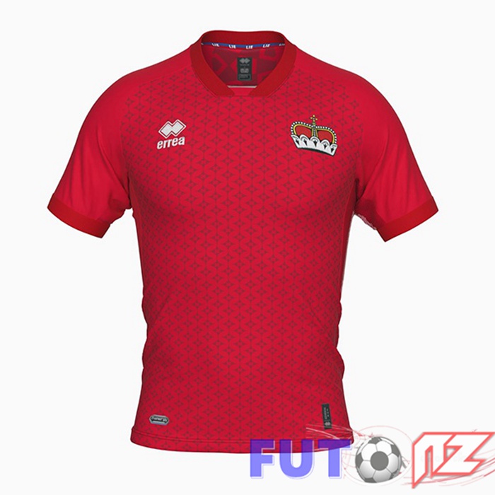 Camiseta Nacional Liechtenstein Segunda Rojo 2022/2023 Camiseta Nacional Liechtenstein Segunda Rojo 2022/2023