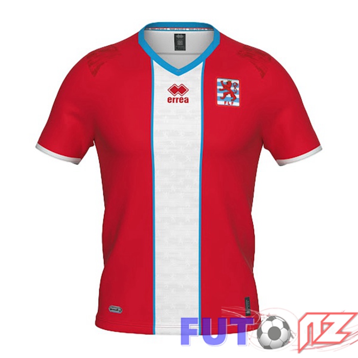 Camiseta Nacional Luxemburgo Primera Rojo Blanco 2022/2023 Camiseta Nacional Luxemburgo Primera Rojo Blanco 2022/2023
