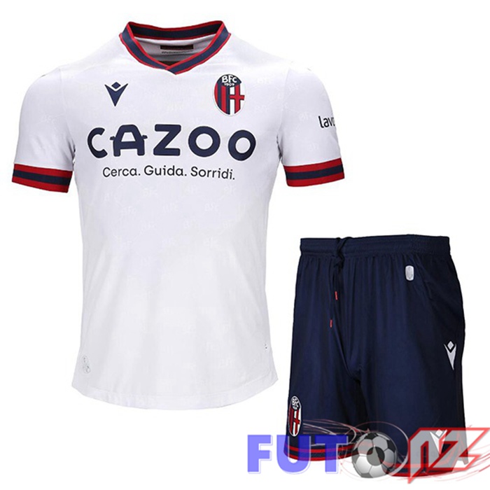 Camiseta Bologne Ninos Segunda Blanco 22/23