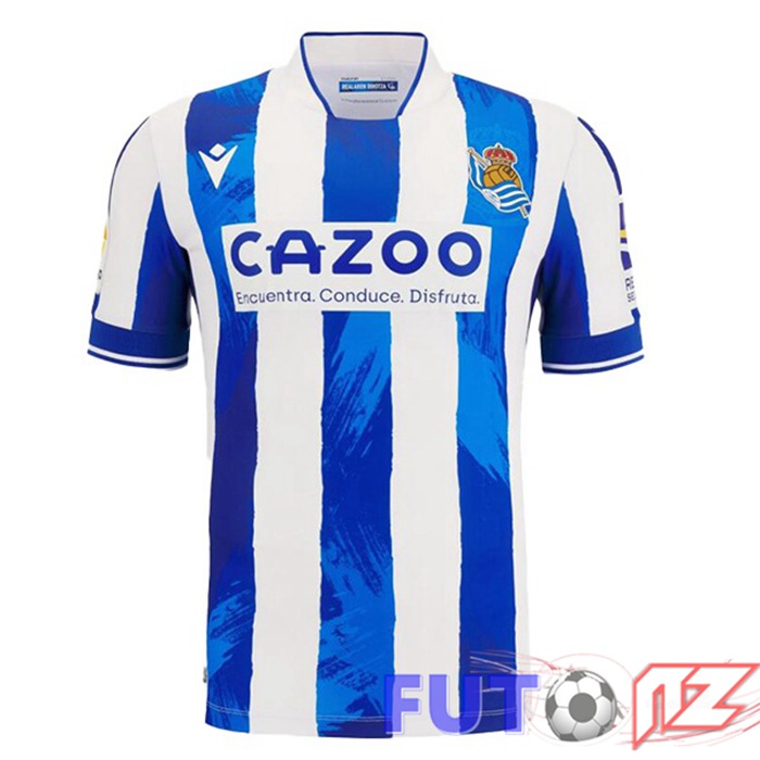 Camiseta Real Sociedad Primera Azul Blanco 22/23